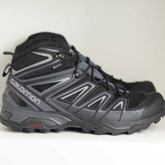 Salomon X Ultra 3 Mid GTX Gore-Tex Hiking Boots Waterproof Black 10.5 main image 4